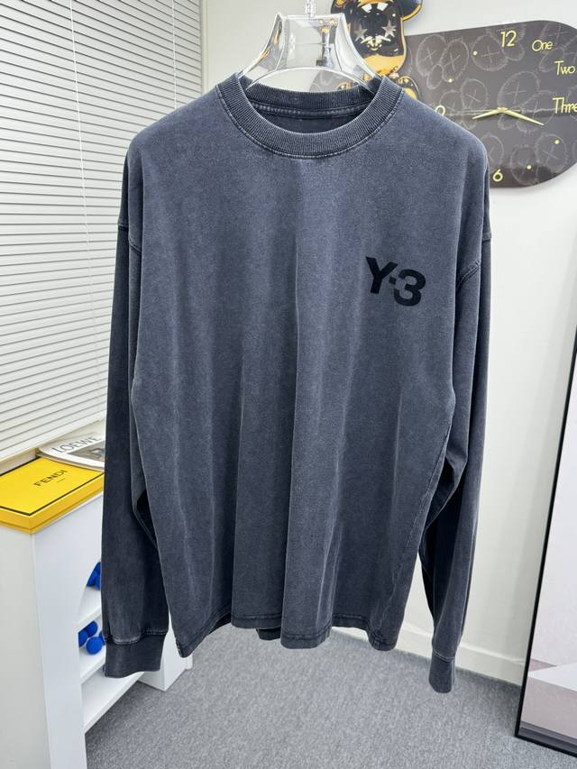 Y-3* 顶级版本2025早春新品长袖 火爆上市啦 定制顶级优选洗水棉面料 上身舒适度高 专柜同款装饰 轻奢内敛低调奢华 内搭外穿轻松驾驭不挑人 裁剪精细完美