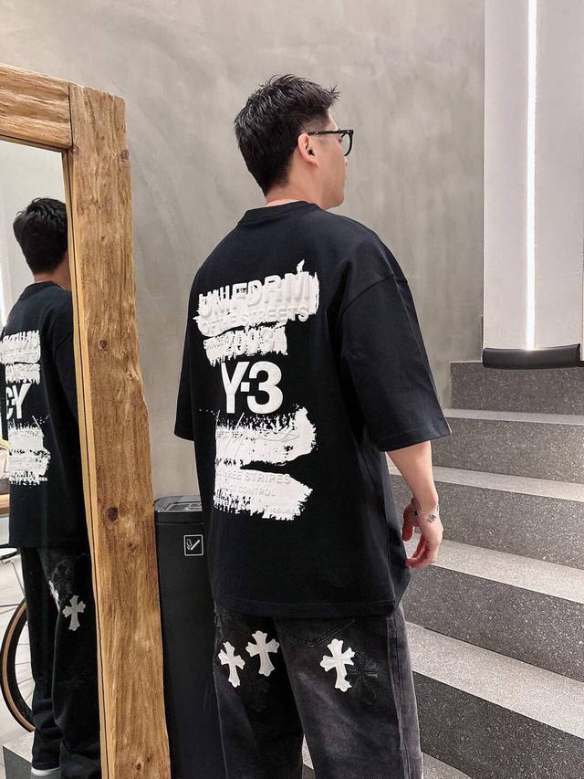 2025春夏新款 Y-3短袖 尺码：S-XL