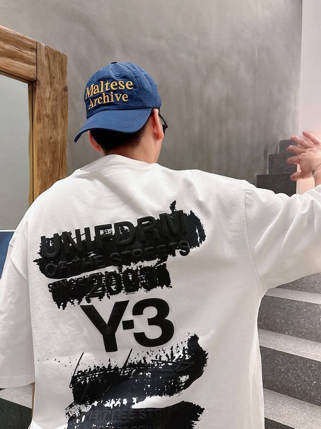 2025春夏新款 Y-3短袖 尺码：S-XL