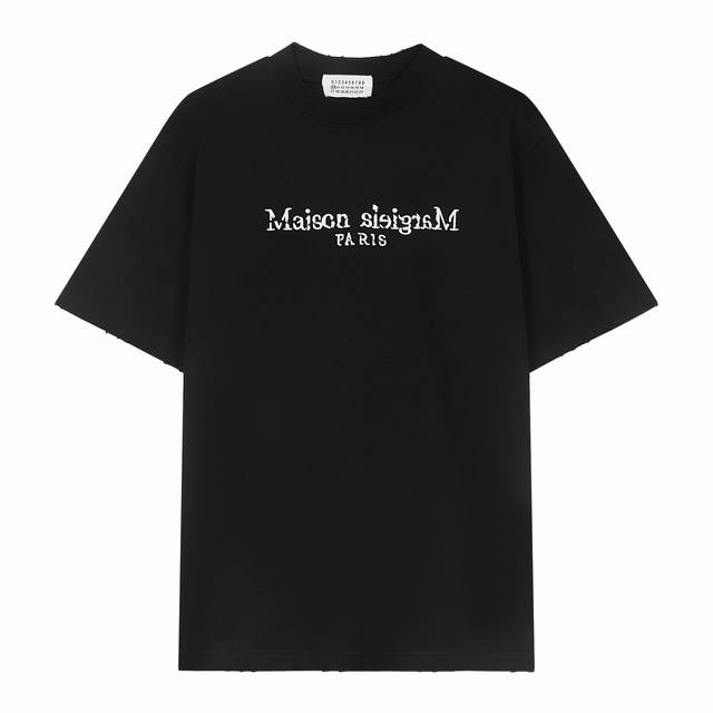 Maison Margiela 马丁 马吉拉25SS春夏新款贴布刺绣 原版开发手感柔顺不变形不缩水 独家定织定染高克重紧密精梳棉面料 质感柔软舒适上身非常有型帅