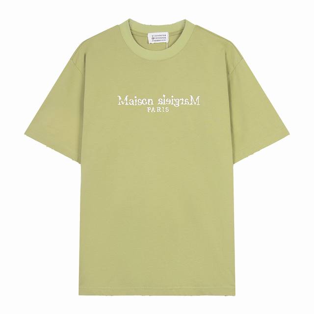 Maison Margiela 马丁 马吉拉25SS春夏新款贴布刺绣 原版开发手感柔顺不变形不缩水 独家定织定染高克重紧密精梳棉面料 质感柔软舒适上身非常有型帅 - 点击图像关闭