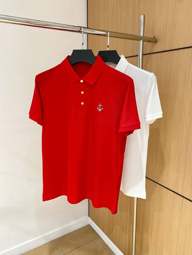 开春新品 TB 2025ss夏季新款字母logo男士翻领Polo衫！经典商务男款，高端男装的天花板级别的商务男款！简约时尚大气不失优雅，单穿内搭体面过人，品质控