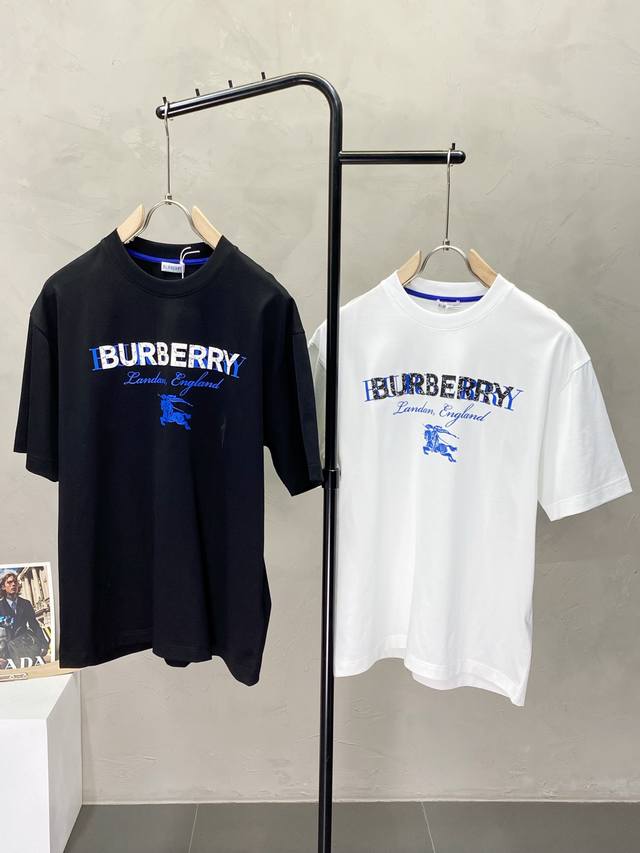 Burberry巴宝莉独家专供新款原单男士休闲短袖 高端定制 高版本 时尚百搭爆款进口面料 手感超柔软细腻 穿着亲肤舒适 高端精品 代工厂精细做工 上身非常赞