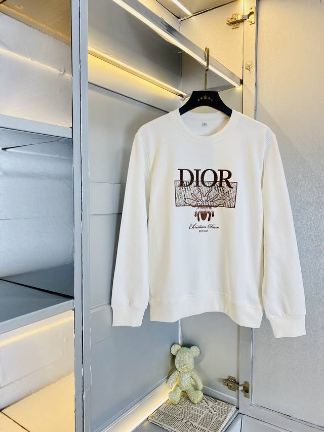 官网款可穿200斤胖子福音 迪奥Dior 原单品质 三标齐全 2025最新款 衣服男装卫衣T恤 精选专柜订制顶级双丝光棉进口面料 所有细节做工完美1比1复刻 还 - 点击图像关闭